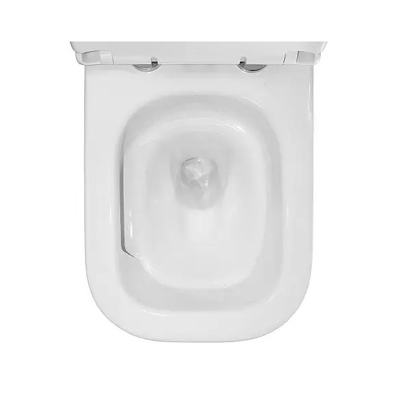 Унитаз подвесной безободковый Azario RIANO AZ-2808E с крышкой микролифт (Система смыва торнадо) - 8 Унитаз подвесной безободковый Azario RIANO AZ-2808E с крышкой микролифт (Система смыва торнадо) фото 8