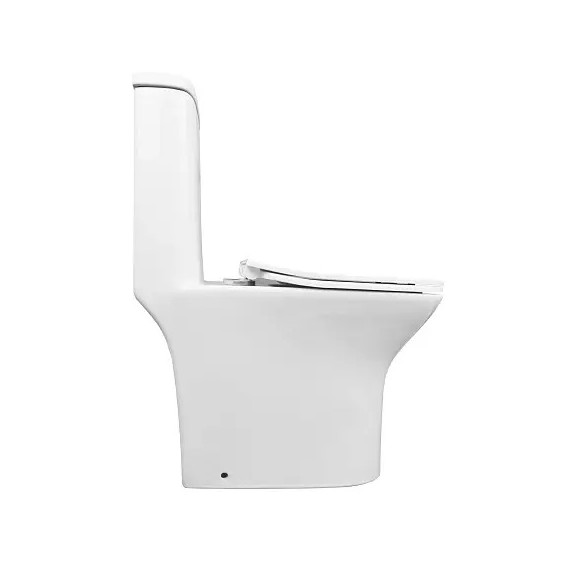 Унитаз-моноблок безободковый Azario Sente AZ-8614 с крышкой микролифт фото 10