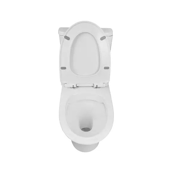 Унитаз-моноблок безободковый Azario Sente AZ-8614 с крышкой микролифт фото 4