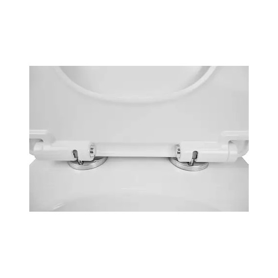 Унитаз-моноблок безободковый Azario Sente AZ-8614 с крышкой микролифт фото 7