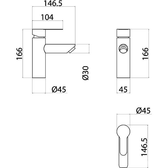 Смеситель для раковины Fixsen NORDIC FX-8806 фото 8