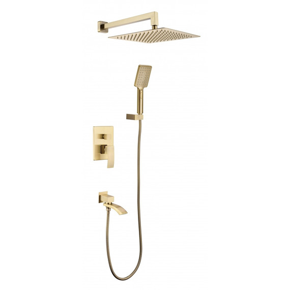 Душевая система для ванны Grocenberg GB5007BR, бронза фото 