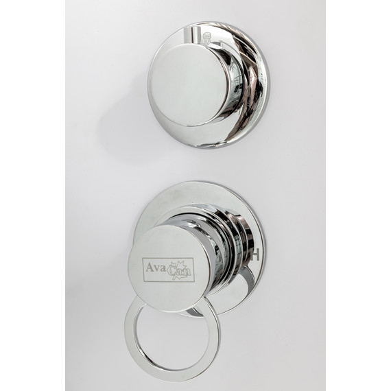 Душевая кабина Avacan 90x90 см D09SLED, хром/матовое (безсиликоновая сборка) фото 8