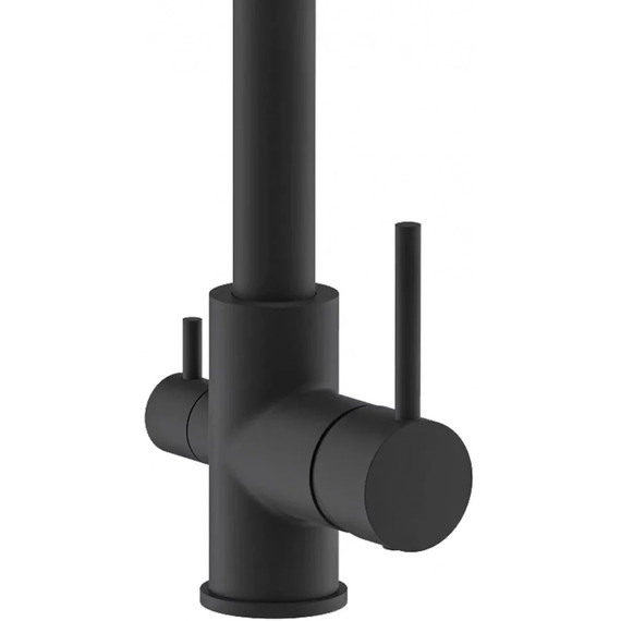 Смеситель для кухни Grocenberg GB40551BL, чёрный матовый фото 4