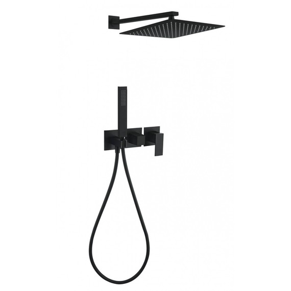 Душевая система для ванны Grocenberg GB5080BL, чёрный матовый фото 