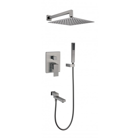 Душевая система для ванны Grocenberg GB5089BG-1, графит фото 