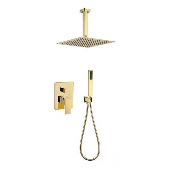 Душевая система для ванны Grocenberg GB5089GO-4, золото фото 