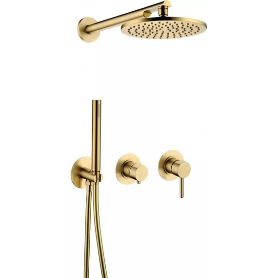 Душевая система для ванны Grocenberg GB5090MG, матовое золото фото 