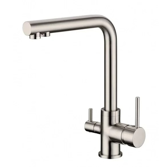 Смеситель для кухни Grocenberg Gb40551nk, никель фото 2