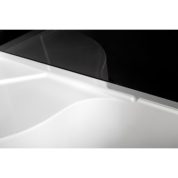 Душевая кабина Avacan 100x100 см B10BLACK, хром/матовое (безсиликоновая сборка) фото 6