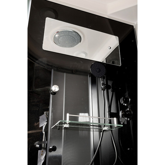 Душевая кабина Avacan 100x100 см B10SBLACK, хром/матовое (безсиликоновая сборка) фото 16