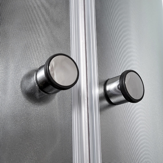 Душевая кабина Avacan 100x100 см B10SBLACK, хром/матовое (безсиликоновая сборка) фото 14