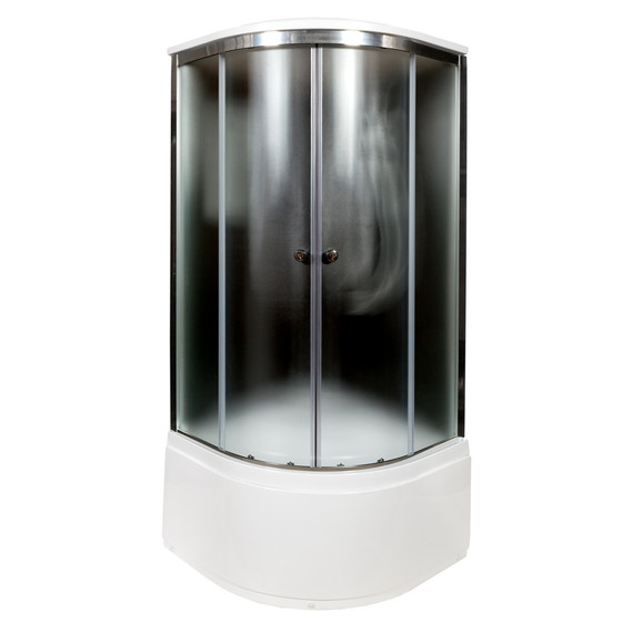 Душевая кабина Avacan 100x100 см B10SELBLACK, хром/матовое (безсиликоновая сборка) фото 2