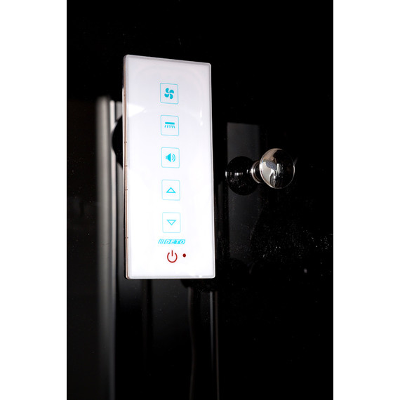 Душевая кабина Avacan 100x100 см B10SLEDBLACK, хром/матовое (безсиликоновая сборка) фото 7