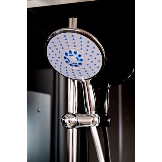 Душевая кабина Avacan 100x100 см B10SBLACK, хром/матовое (безсиликоновая сборка) фото 3