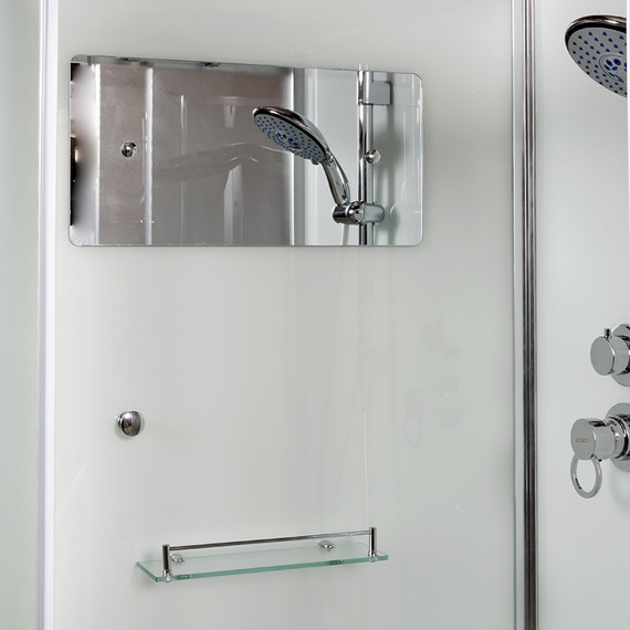 Душевая кабина Avacan 100x100 см D10, хром/матовое (безсиликоновая сборка) фото 5