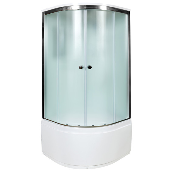 Душевая кабина Avacan 100x100 см D10SEL, хром/матовое (безсиликоновая сборка) фото 2