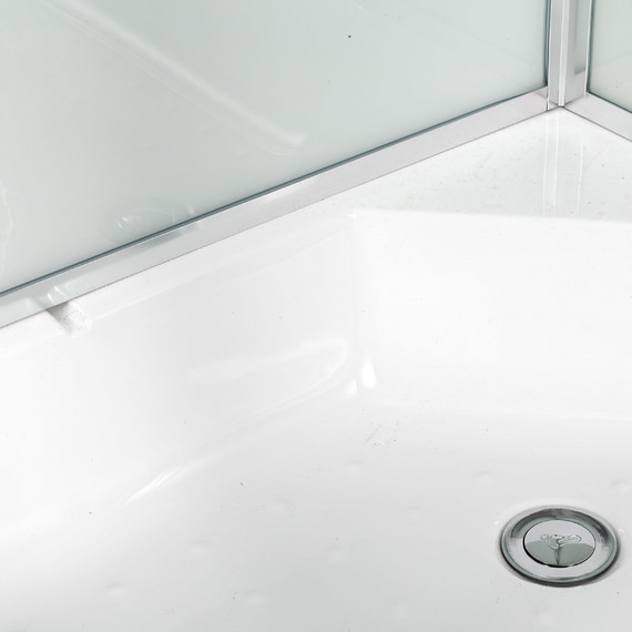 Душевая кабина Avacan 100x100 см D271S, хром/матовое (безсиликоновая сборка) фото 16