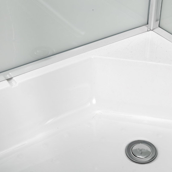 Душевая кабина Avacan 100x100 см D271SEL, хром/матовое (безсиликоновая сборка) фото 11