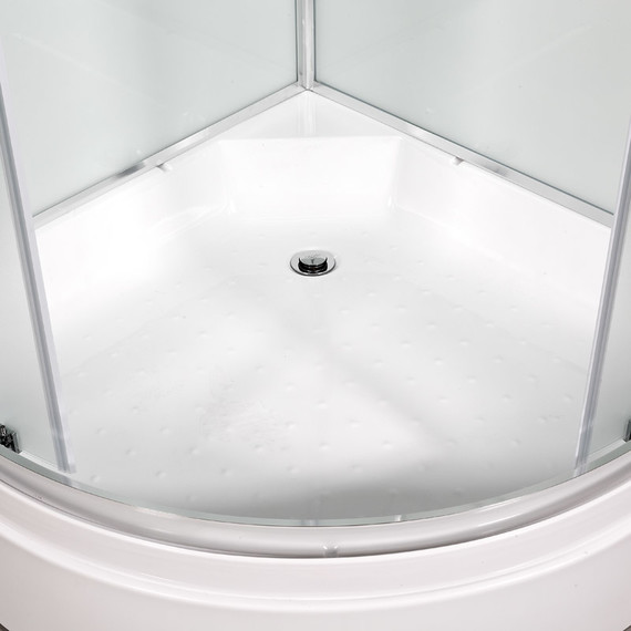 Душевая кабина Avacan 100x100 см D271SLED, хром/матовое (безсиликоновая сборка) фото 10