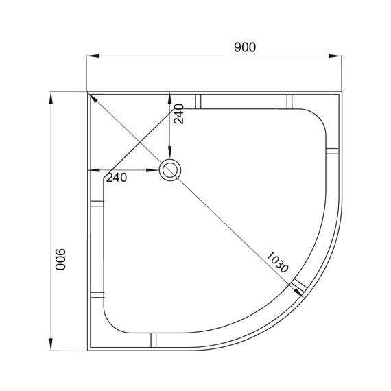 Душевая кабина Avacan 80x80 см D08SLED, хром/матовое (безсиликоновая сборка) фото 38