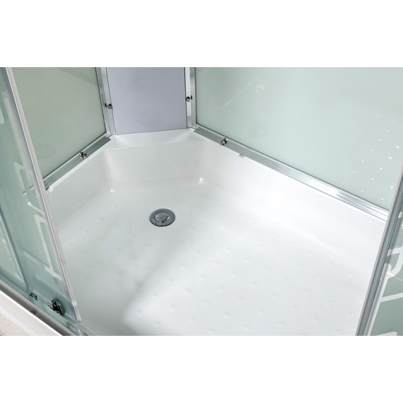 Душевая кабина Avacan 120x80 см EM2712L, хром/прозрачное (безсиликоновая сборка) фото 17