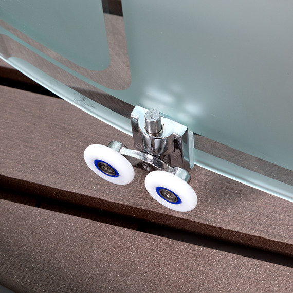 Душевая кабина Avacan 80x80 см EM1580, хром/узор (безсиликоновая сборка) фото 22