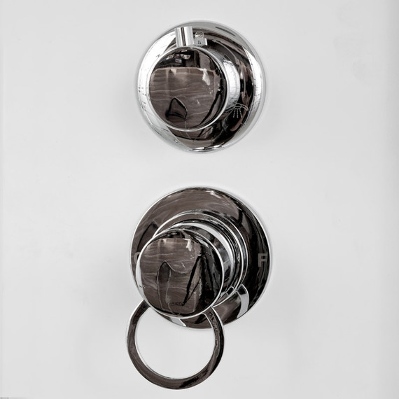 Душевая кабина Avacan 90x90 см EM1590EL, хром/узор (безсиликоновая сборка) фото 21