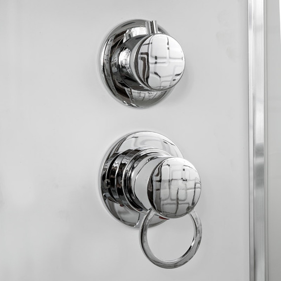 Душевая кабина Avacan 90x90 см EM1590, хром/узор (безсиликоновая сборка) фото 24