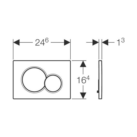 Смывная клавиша Geberit Sigma 01 115.770.DT.5 фото 2