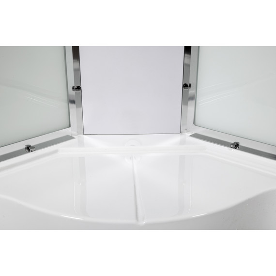 Гидробокс Avacan 100x100 см EM4510LED+GM, хром/узор (безсиликоновая сборка) - 12 Гидробокс Avacan 100x100 см EM4510LED+GM, хром/узор (безсиликоновая сборка) фото 12