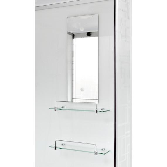 Душевая кабина Avacan 120x80 см EM2712LNLED, хром/узор (безсиликоновая сборка) фото 6