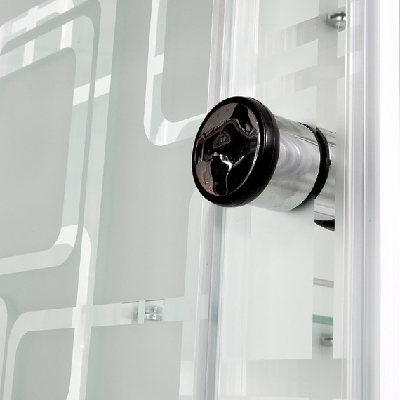 Душевая кабина Avacan 100x100 см EM2710EL, хром/узор (безсиликоновая сборка) фото 9