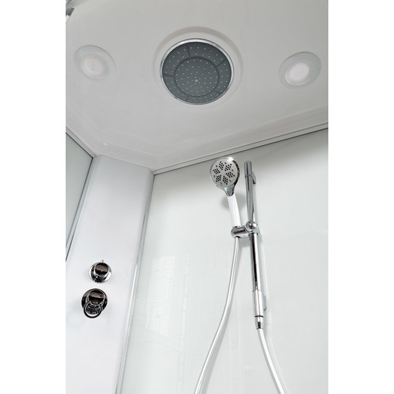 Гидробокс Avacan 100x100 см EM2710GM, хром/узор (безсиликоновая сборка) - 7 Гидробокс Avacan 100x100 см EM2710GM, хром/узор (безсиликоновая сборка) фото 7