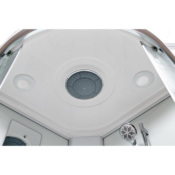 Гидробокс Avacan 100x100 см EM2710LED+GM, хром/узор (безсиликоновая сборка) - 19 Гидробокс Avacan 100x100 см EM2710LED+GM, хром/узор (безсиликоновая сборка) фото 19