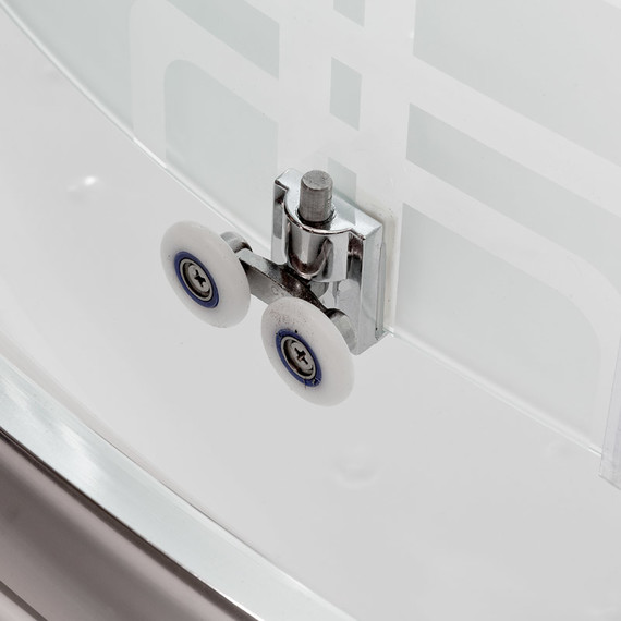 Душевая кабина Avacan 100x100 см EM2710N, хром/узор (безсиликоновая сборка) фото 15