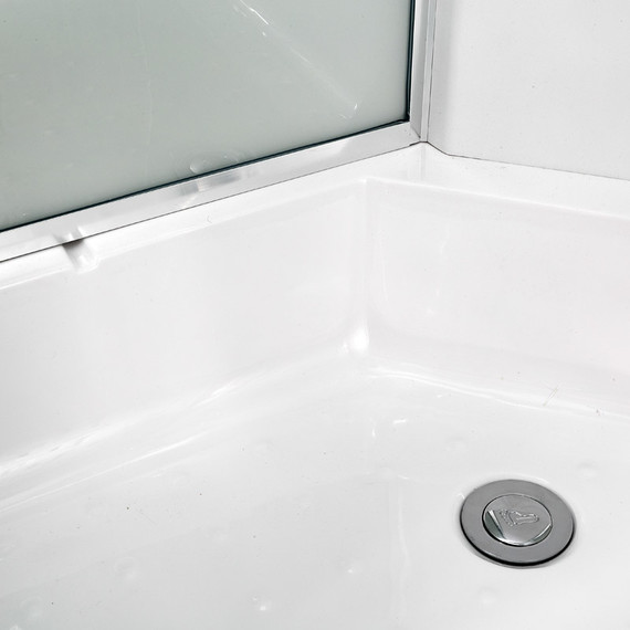 Гидробокс Avacan 100x100 см EM2710NGM, хром/узор (безсиликоновая сборка) - 9 Гидробокс Avacan 100x100 см EM2710NGM, хром/узор (безсиликоновая сборка) фото 9