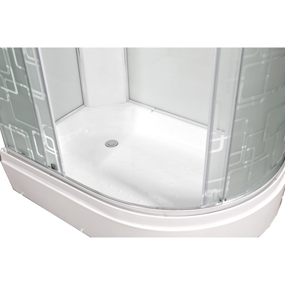 Душевая кабина Avacan 120x80 см EM2712LNLED, хром/узор (безсиликоновая сборка) фото 7