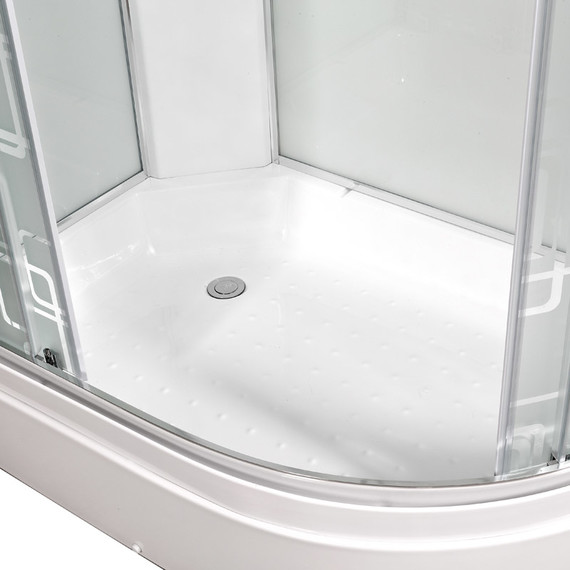 Душевая кабина Avacan 120x80 см EM2712LNLED, хром/узор (безсиликоновая сборка) фото 10