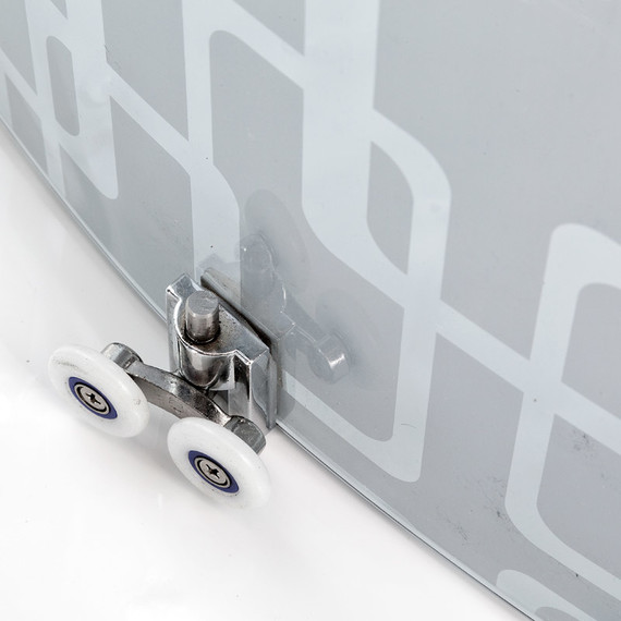 Душевая кабина Avacan 120x80 см EM2712LNLED, хром/узор (безсиликоновая сборка) фото 13