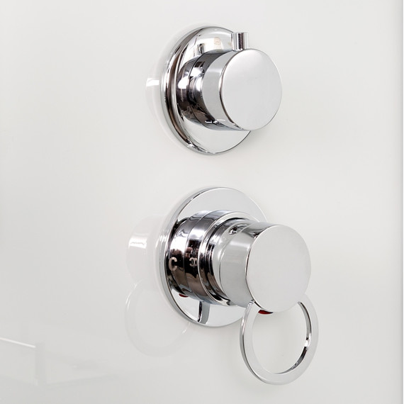 Душевая кабина Avacan 80x80 см EM4580NLED, хром/узор (безсиликоновая сборка) фото 19