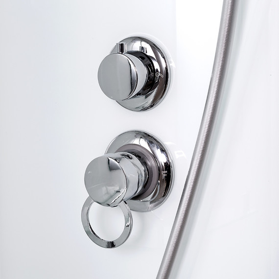 Душевая кабина Avacan 90x90 см EM1590LED, хром/узор (безсиликоновая сборка) фото 8