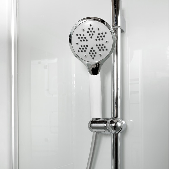 Душевая кабина Avacan 90x90 см EM1590LED, хром/узор (безсиликоновая сборка) фото 5