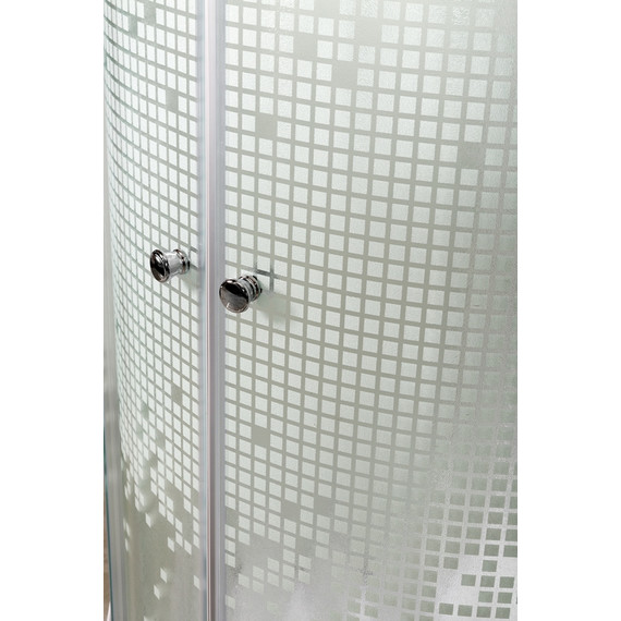 Душевая кабина Avacan 100x100 см L910, хром/матовое (безсиликоновая сборка) фото 16