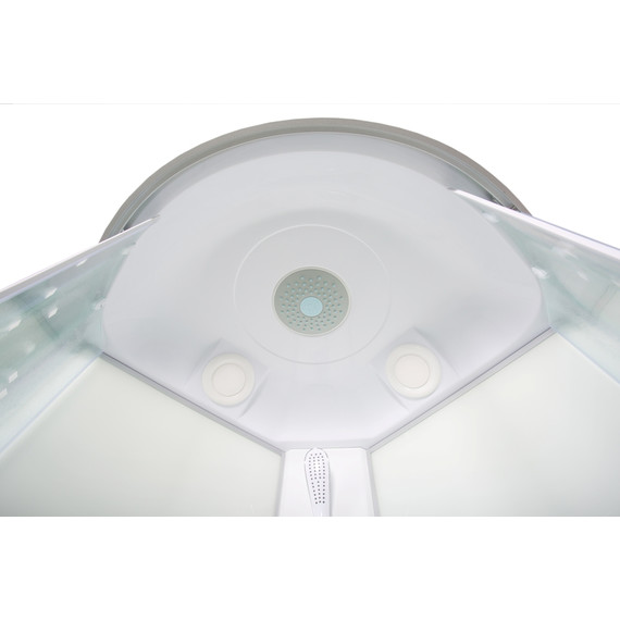 Душевая кабина Avacan 100x100 см L910, хром/матовое (безсиликоновая сборка) фото 6