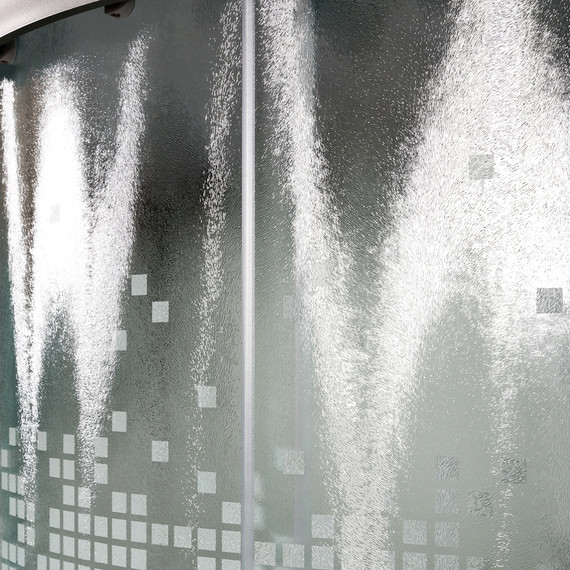 Гидробокс Avacan 100x100 см L910GM, хром/матовое (безсиликоновая сборка) - 11 Гидробокс Avacan 100x100 см L910GM, хром/матовое (безсиликоновая сборка) фото 11