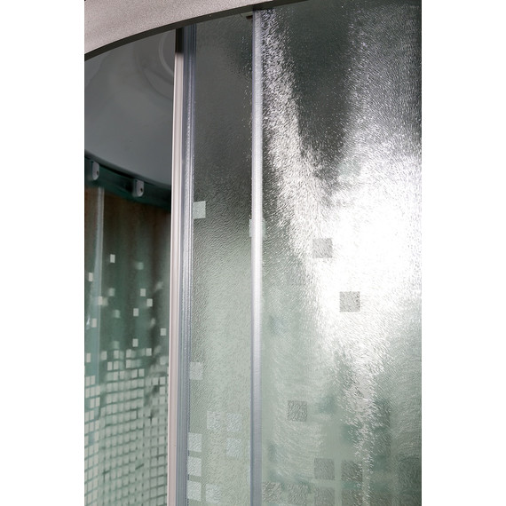 Душевая кабина Avacan 100x100 см L910N, хром/матовое (безсиликоновая сборка) фото 10