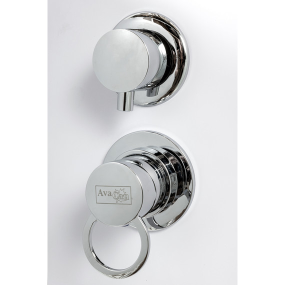 Душевая кабина Avacan 110x110 см D311SEL, хром/матовое (безсиликоновая сборка) фото 3