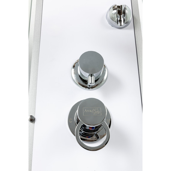 Душевая кабина Avacan 80x80 см L980N, хром/узор (безсиликоновая сборка) фото 17