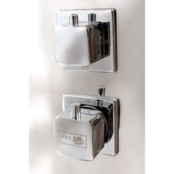 Гидробокс Avacan 120x90 см Z122, хром/прозрачное (безсиликоновая сборка) - 14 Гидробокс Avacan 120x90 см Z122, хром/прозрачное (безсиликоновая сборка) фото 14